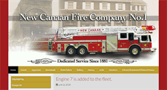 Desktop Screenshot of newcanaanfire.com
